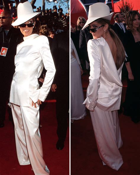 Celine Dion oscar suit